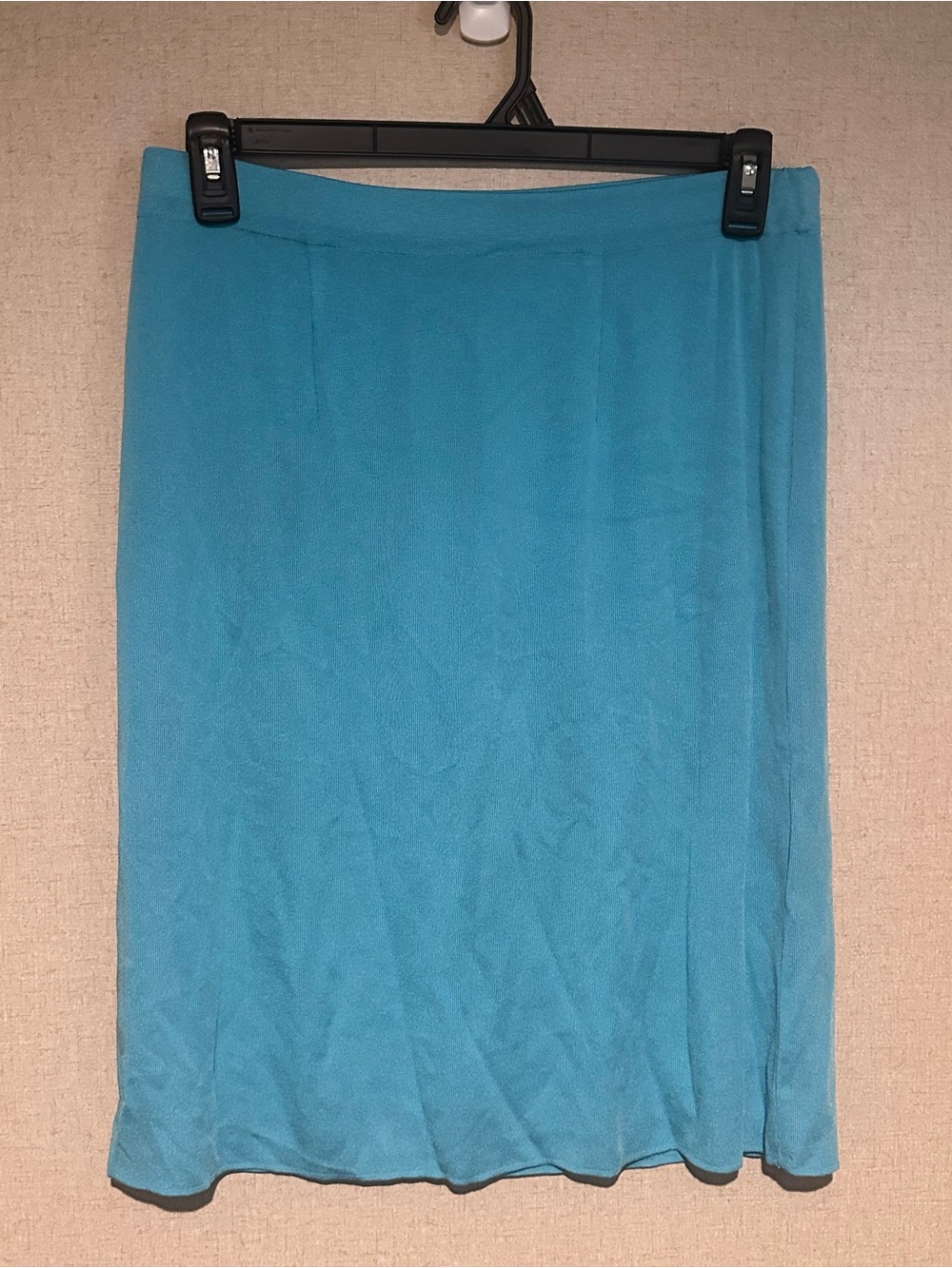 Misook XL Vintage Turquoise Midi Straight Pencil Career Office Skirt